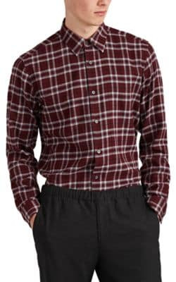 Menlo Plaid Cotton Flannel Shirt