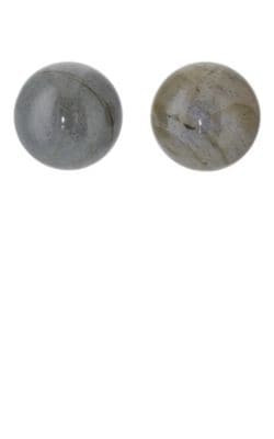 Labradorite Sphere Stud Earrings