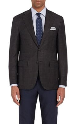 Capri Checked Wool Two-Button Sportcoat 1