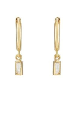 Baguette Diamond Drop Earrings