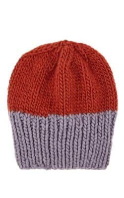 Two-Tone Wool Beanie 1