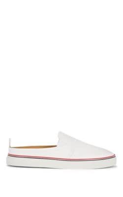Men's Scotch Grain Leather Slip-On Sneakers