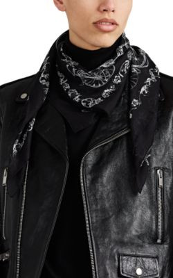 Cycling-Skeleton Gauze Scarf