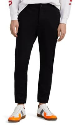 Side-Striped Tech-Ponte Trousers