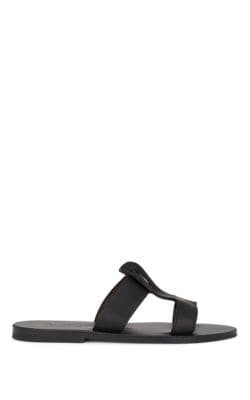 Nemee Leather Slide Sandals