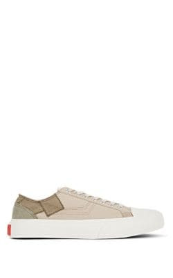 Men's Patchwork Canvas Sneakers