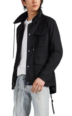 Stretch-Cotton Twill Field Jacket