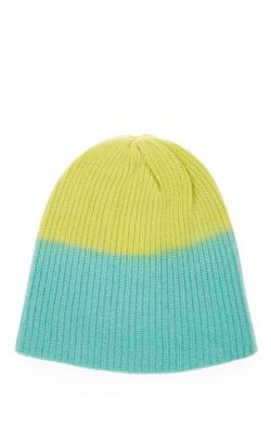 Colorblocked Cashmere Watchman's Cap