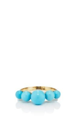 Kingman Turquoise Sphere Ring