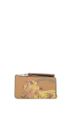 Desert Leather Zip-Around Card Case