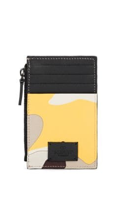Camouflage Leather Card Case