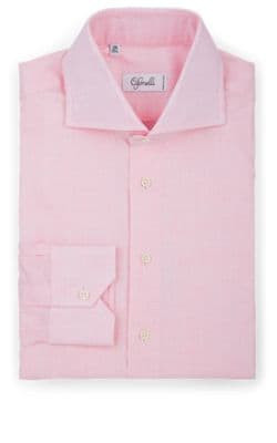 Checked Cotton Poplin Dress Shirt 5