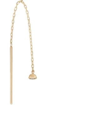 White Diamond Chain Earring