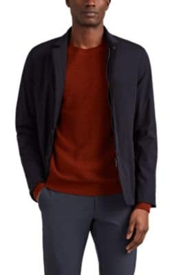 Tebaldo Tech-Taffeta Zip-Front Jacket