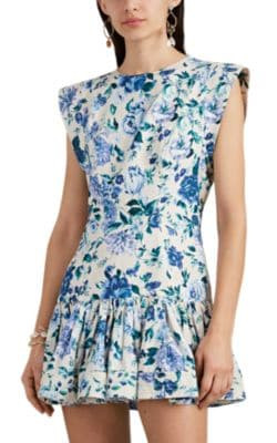 Floral Linen Minidress
