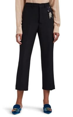 Sonia Crop Flare Trousers