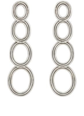 Four Circle Drop Earrings