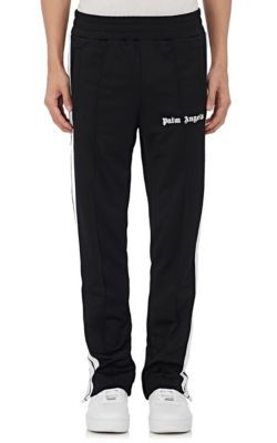 Striped Logo Tech-Jersey Track Pants