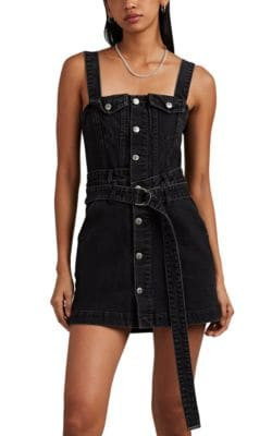 Deejay Denim Button-Front Minidress