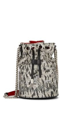 Marie Jane Rhinestone Bucket Bag