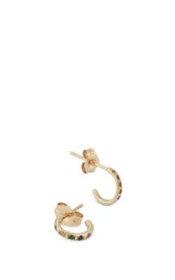Sapphire Hoop Earrings