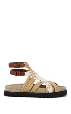Braided Ribbon Sandals