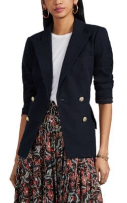 Rodeo Cotton Double-Breasted Blazer