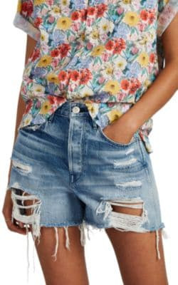 Blake Distressed Denim Shorts