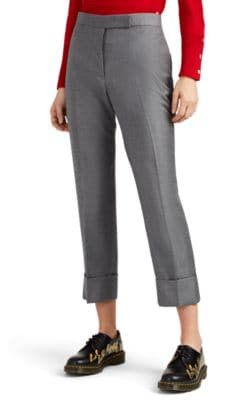 Wool Cuffed Trousers