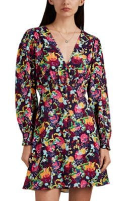 Eve Leopard-Floral Minidress