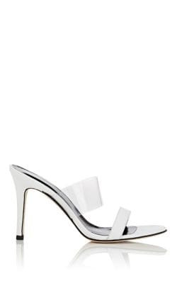 Leather & PVC Mules 1