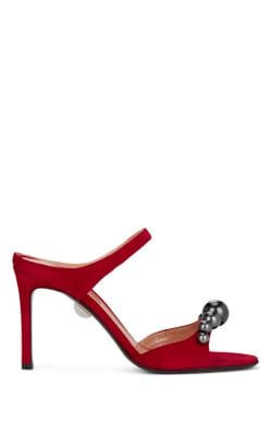 Embellished Suede Sandals 1