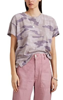 Camouflage Slub Pima Cotton Jersey T-Shirt
