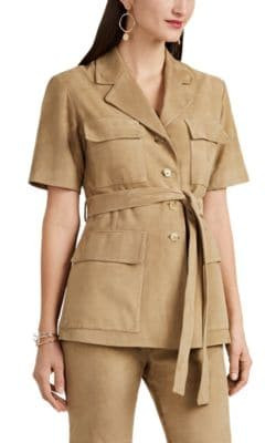 Victoire Suede Field Jacket