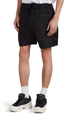 Tech-Fabric Drawstring Shorts