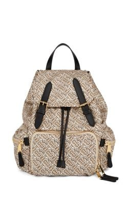 Monogram Polished Twill Backpack