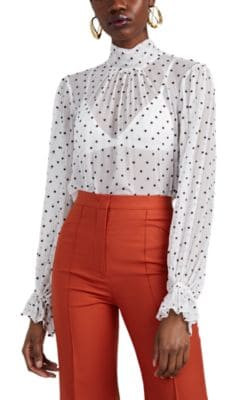 Zippy Roll Neck Blouse