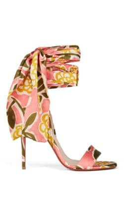 Sandale Du Desert Satin Ankle-Wrap Sandals