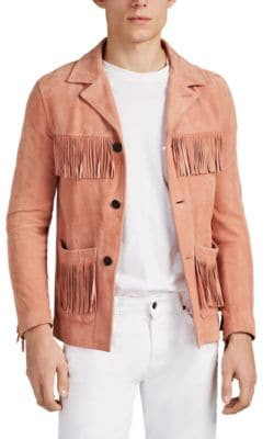 Fringed Suede Jacket