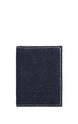 Denim Folding Card Case