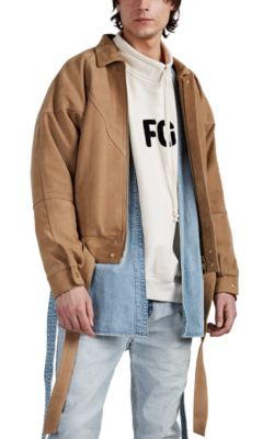Nubuck Belted Jacket