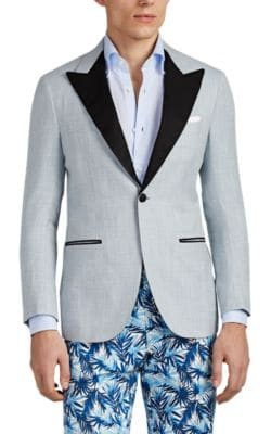 PG Silk-Blend One-Button Sportcoat