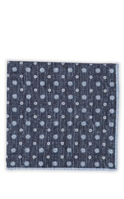 Reversible Cotton-Silk Pocket Square