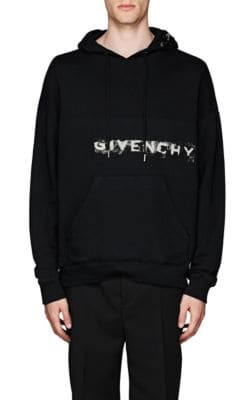Graffiti-Logo Cotton Hoodie