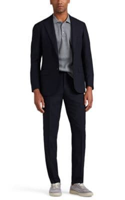 Wool Two-Button Suit 2