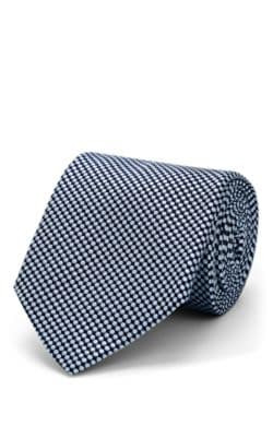 Polka Dot Silk Jacquard Necktie 1