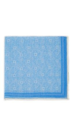 Floral Wool Pocket Square 2