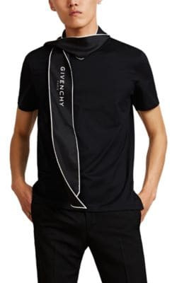 Logo-Scarf Jersey T-Shirt