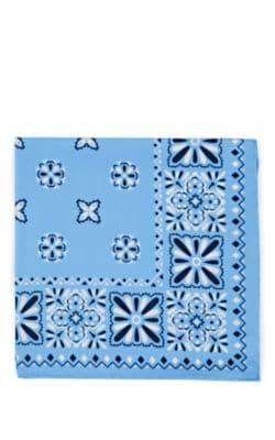 Bandana-Print Silk Pocket Square