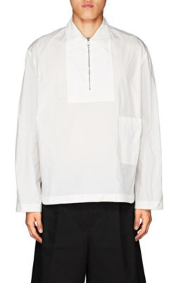 Tech-Fabric Popover Jacket